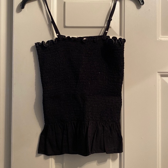 Maeve black scrunched top - Picture 1 of 3